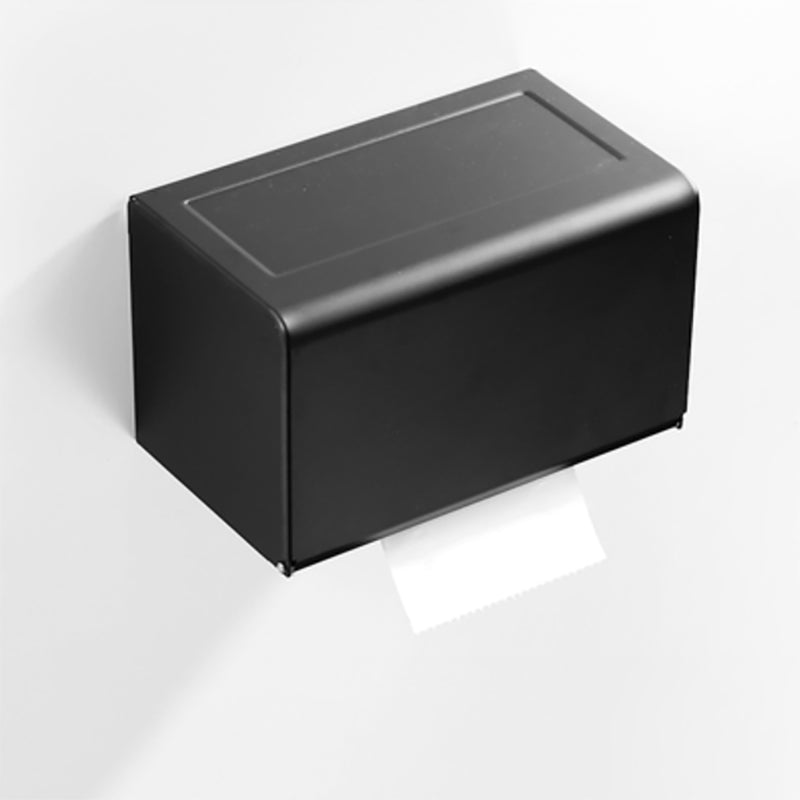 Modern Classic Bathroom Hardware Set Matte Black Bathrobe/Towel Bar & Bathroom Shelf