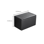 Modern Classic Bathroom Hardware Set Matte Black Bathrobe/Towel Bar & Bathroom Shelf