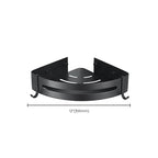 Modern Classic Bathroom Hardware Set Matte Black Bathrobe/Towel Bar & Bathroom Shelf