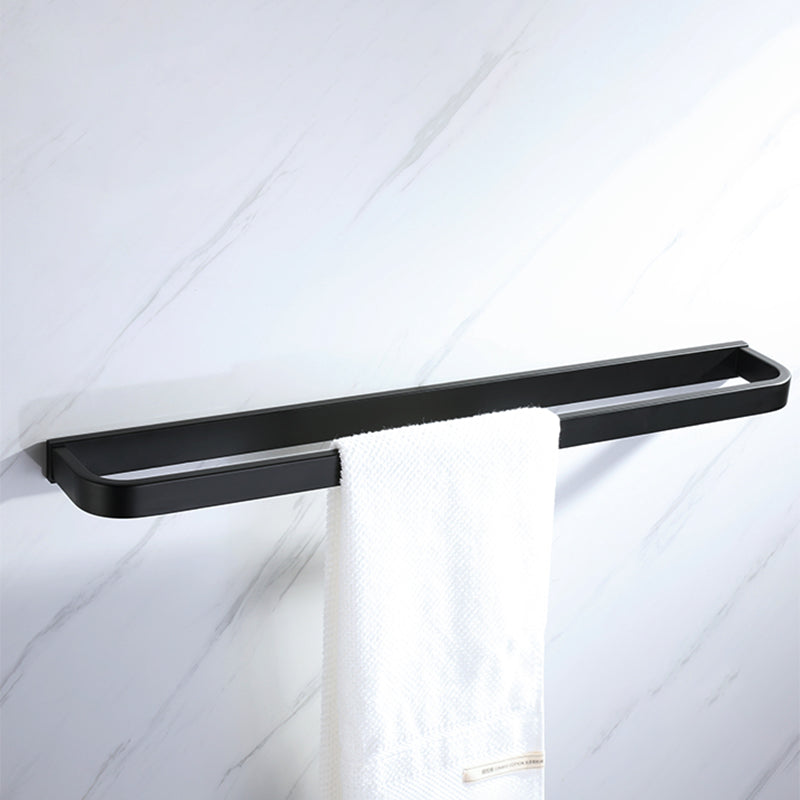 Modern Bathroom Hardware Set Bathroom Shelf Towel Bar Black Bathroom Hardware Set