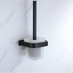 Modern Bathroom Hardware Set Bathroom Shelf Towel Bar Black Bathroom Hardware Set