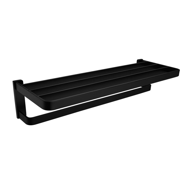 Modern Bathroom Hardware Set Bathroom Shelf Towel Bar Black Bathroom Hardware Set