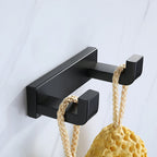Modern Bathroom Hardware Set Bathroom Shelf Towel Bar Black Bathroom Hardware Set