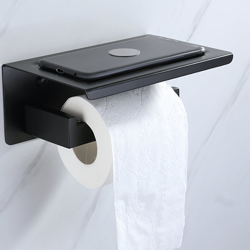 Modern Bathroom Hardware Set Bathroom Shelf Towel Bar Black Bathroom Hardware Set