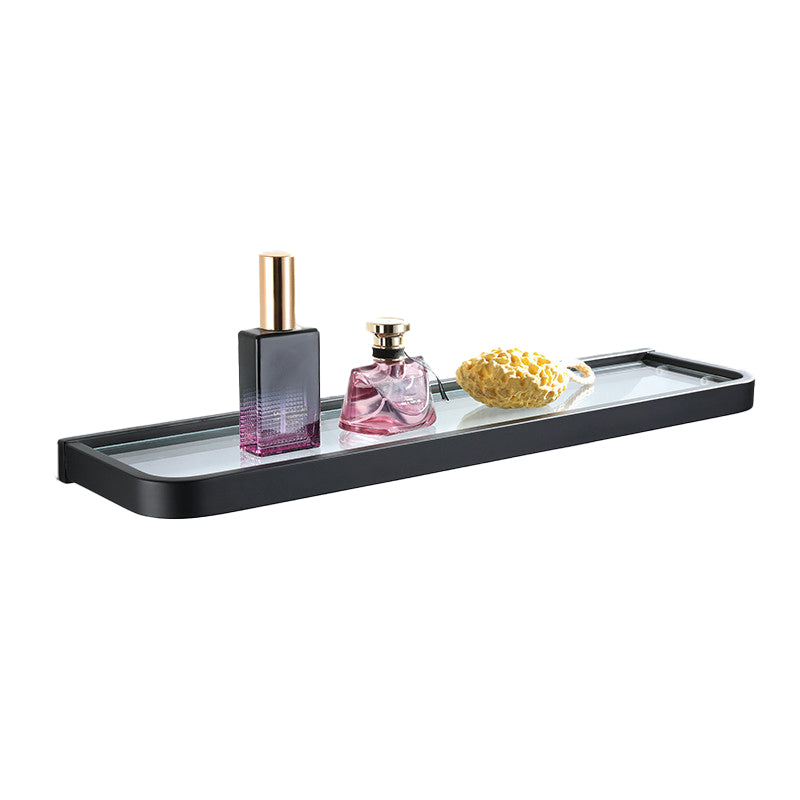Modern Bathroom Hardware Set Bathroom Shelf Towel Bar Black Bathroom Hardware Set