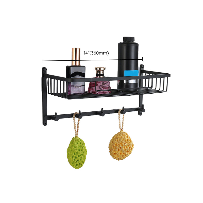 Modern Bathroom Hardware Set Bathroom Shelf Towel Bar Black Bathroom Hardware Set