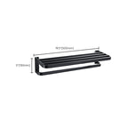 Modern Bathroom Hardware Set Bathroom Shelf Towel Bar Black Bathroom Hardware Set