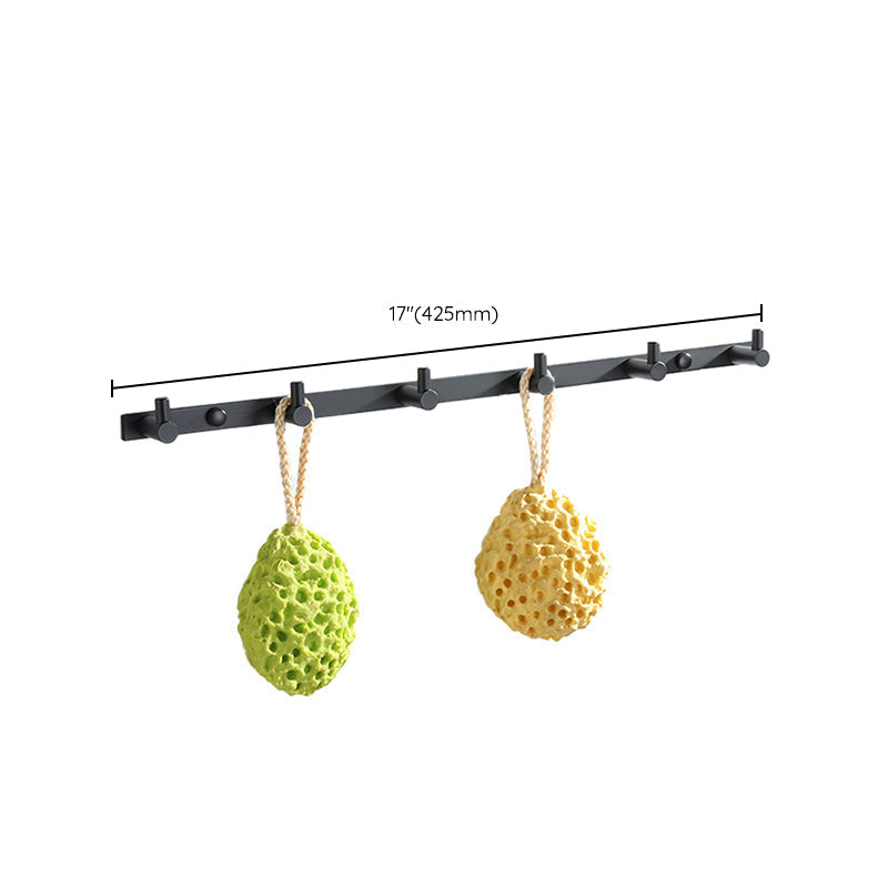 Modern Bathroom Hardware Set Bathroom Shelf Towel Bar Black Bathroom Hardware Set