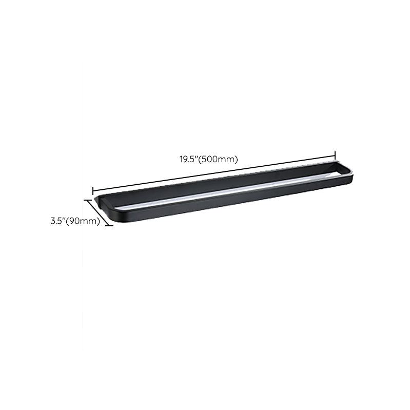 Modern Bathroom Hardware Set Bathroom Shelf Towel Bar Black Bathroom Hardware Set