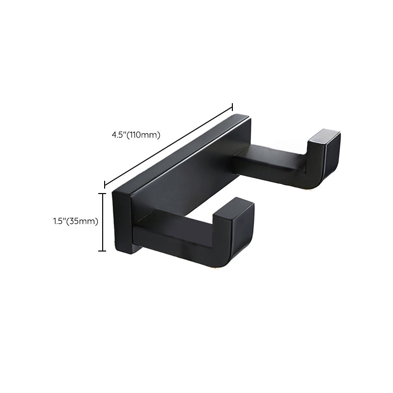 Modern Bathroom Hardware Set Bathroom Shelf Towel Bar Black Bathroom Hardware Set