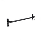 Contemporary Bathroom Accessory Set Black Surface Bathrobe Hook/Towel Ring Bar