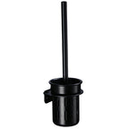 Contemporary Bathroom Accessory Set Black Surface Bathrobe Hook/Towel Ring Bar