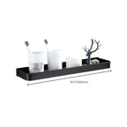 Contemporary Bathroom Accessory Set Black Surface Bathrobe Hook/Towel Ring Bar