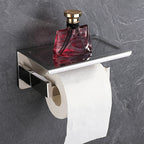 Modern Bathroom Element Set Paper Holder Gray Towel Bar Bathroom Accessory Set