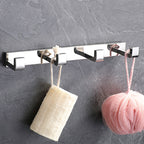 Modern Bathroom Element Set Paper Holder Gray Towel Bar Bathroom Accessory Set