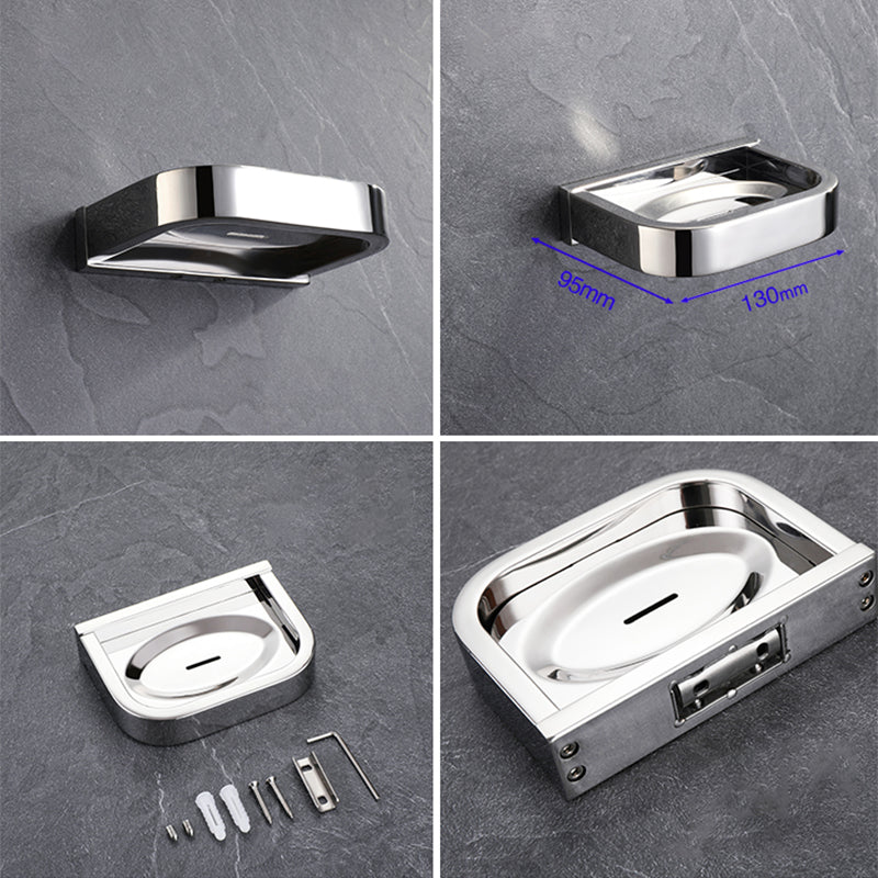 Modern Bathroom Element Set Paper Holder Gray Towel Bar Bathroom Accessory Set