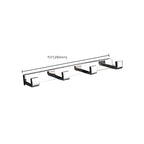 Modern Bathroom Element Set Paper Holder Gray Towel Bar Bathroom Accessory Set