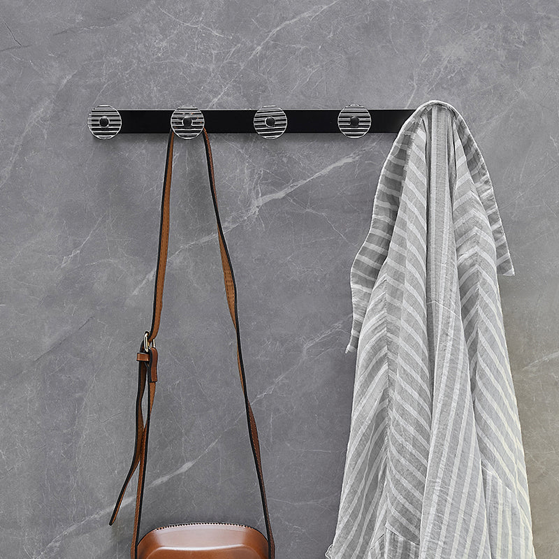 Modern bathroom accessory set bath shelf/towel holder & bathrobe hooks included