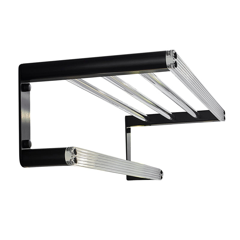 Modern bathroom accessory set bath shelf/towel holder & bathrobe hooks included