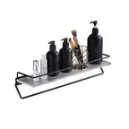 Modern bathroom accessory set bath shelf/towel holder & bathrobe hooks included