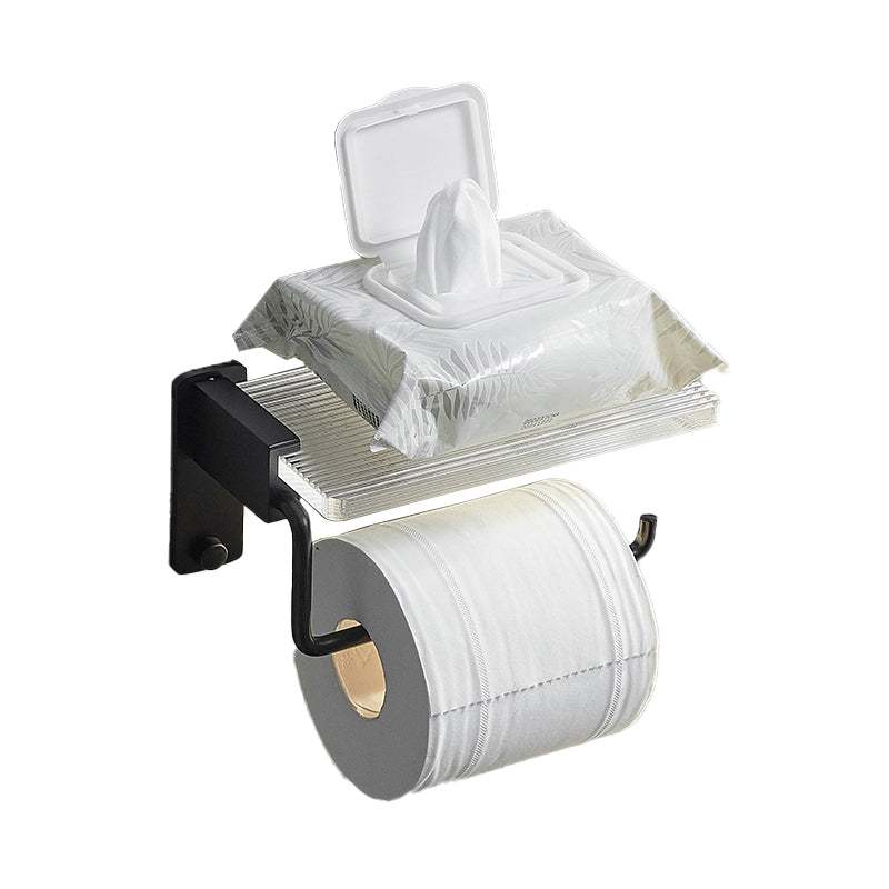 Modern bathroom accessory set bath shelf/towel holder & bathrobe hooks included