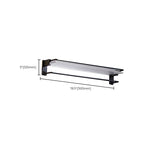 Modern bathroom accessory set bath shelf/towel holder & bathrobe hooks included