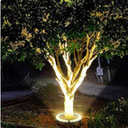 Outdoor Lighting Ring for Tree Illumination