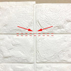 Modern Wall Access Panel PVC 3D-embossed Peel and Stick Soundproof Cladding