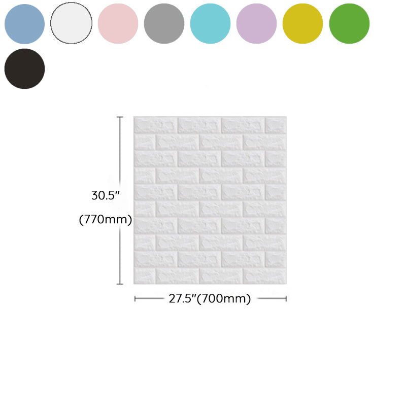 Modern Wall Access Panel PVC 3D-embossed Peel and Stick Soundproof Cladding