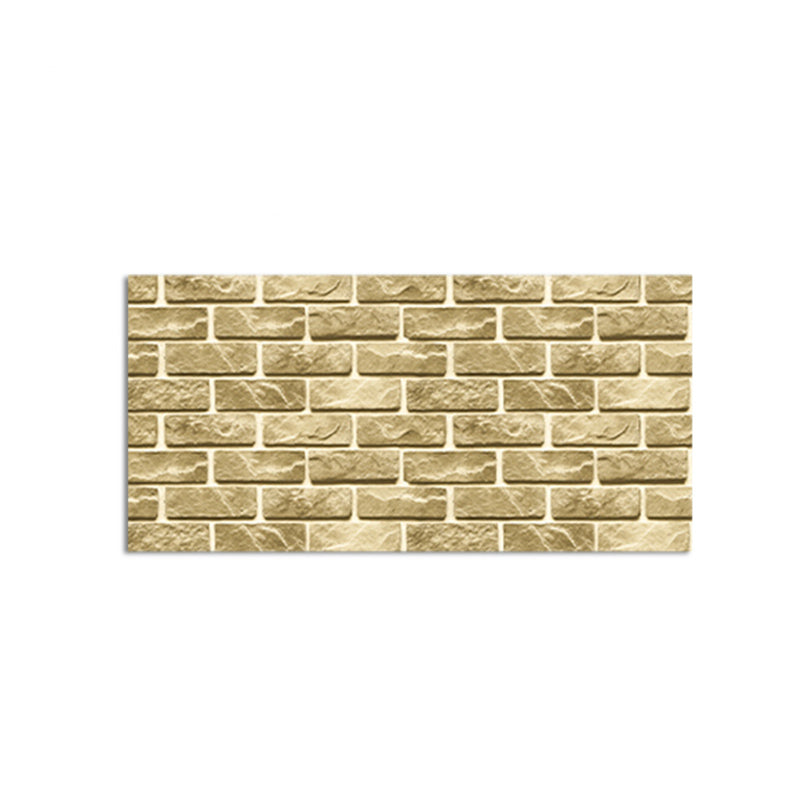 Industrial Wall Ceiling 3D Artificial Brick Living Room Peel and Stick Covering (5-Pack)
