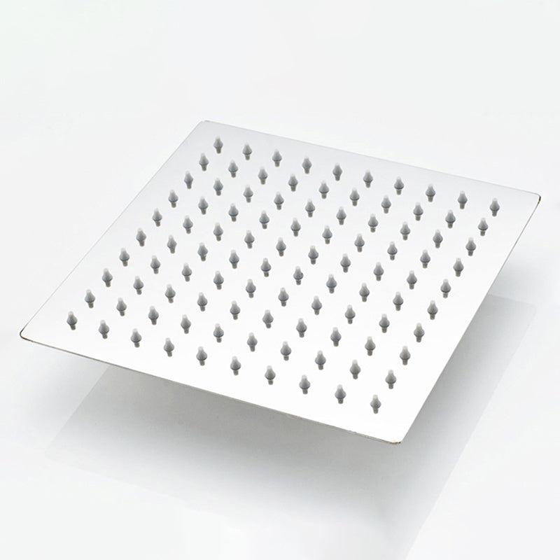 Stainless Steel Square Shower Head Standard Spray Pattern Wall Mounted Shower Head