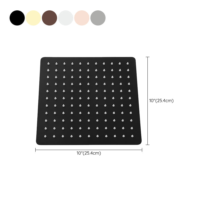 Stainless Steel Square Shower Head Standard Spray Pattern Wall Mounted Shower Head