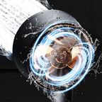 Wall-mounted Shower Head Plastic Bathroom Handheld Shower Head