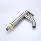 Modern Vessel Faucet Stainless Steel Low Arc Sink Faucet