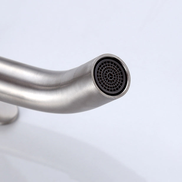 Modern Vessel Faucet Stainless Steel Low Arc Sink Faucet