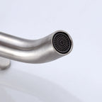 Modern Vessel Faucet Stainless Steel Low Arc Sink Faucet