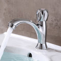 Modern Vessel Faucet Stainless Steel Low Arc Sink Faucet