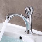 Modern Vessel Faucet Stainless Steel Low Arc Sink Faucet