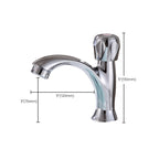 Modern Vessel Faucet Stainless Steel Low Arc Sink Faucet