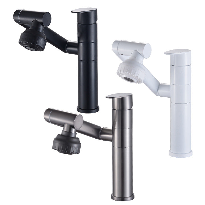 Modern Faucet Solid Color Stainless Steel Sink Faucet