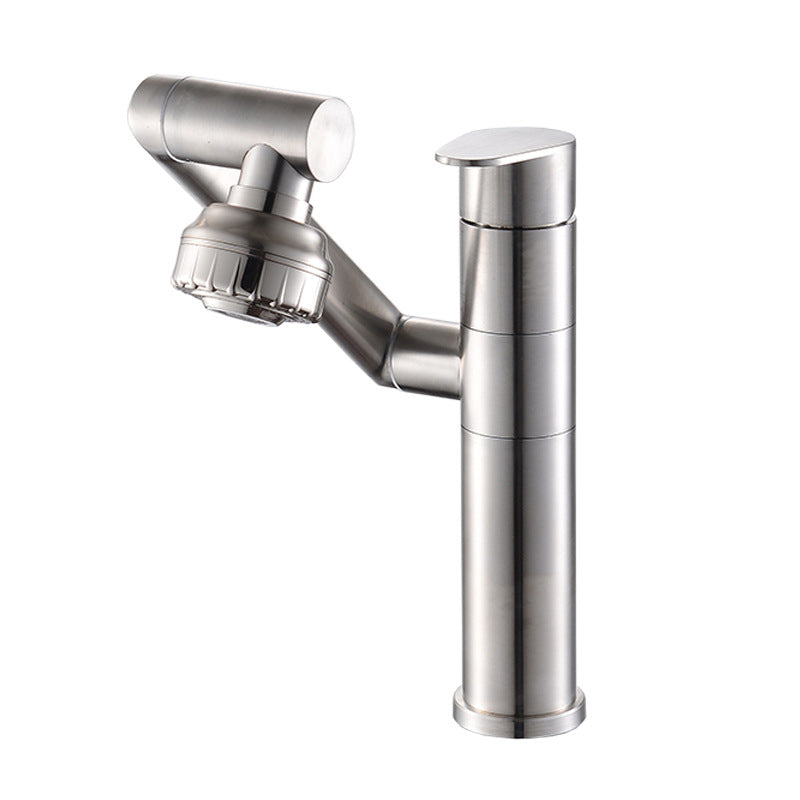 Modern Faucet Solid Color Stainless Steel Sink Faucet