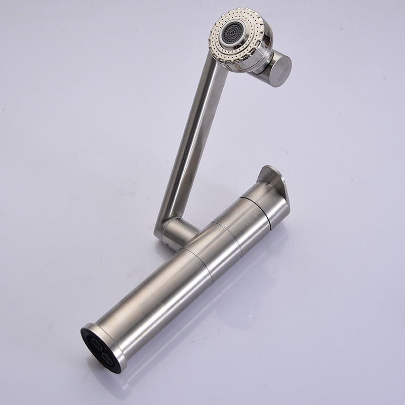 Modern Faucet Solid Color Stainless Steel Sink Faucet