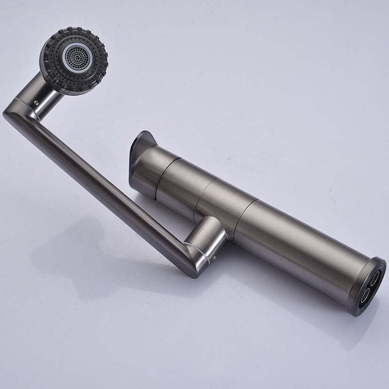 Modern Faucet Solid Color Stainless Steel Sink Faucet