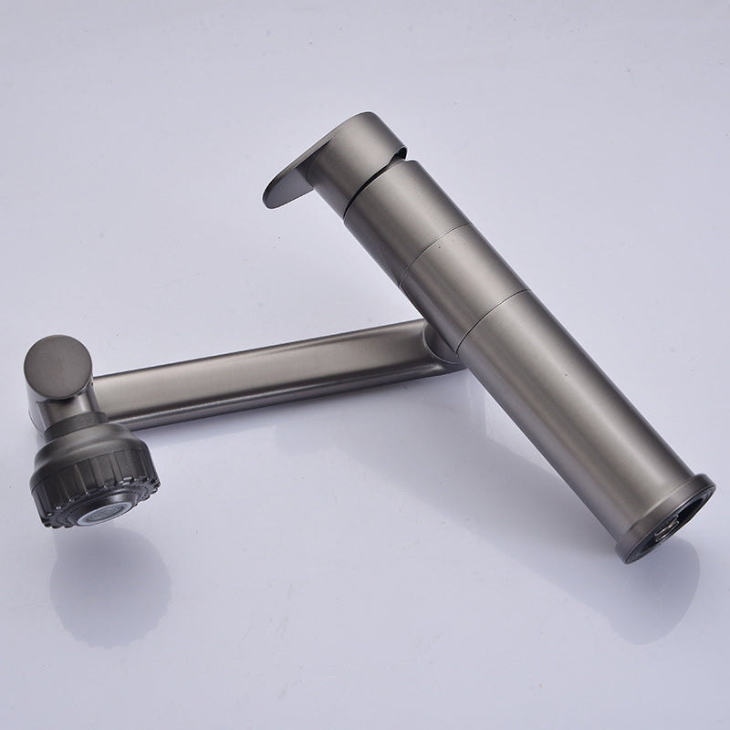 Modern Faucet Solid Color Stainless Steel Sink Faucet