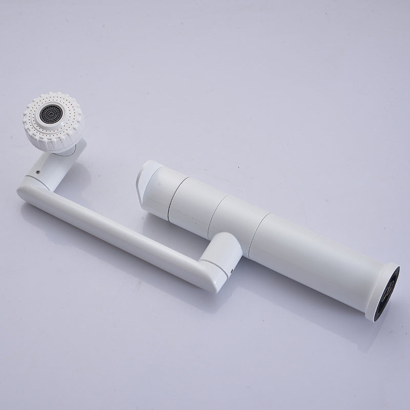 Modern Faucet Solid Color Stainless Steel Sink Faucet