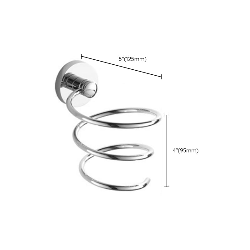Polished Chrome Modern Bathroom Accessory Set Silver Towel Holder/Bath Shelf
