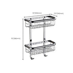 Polished Chrome Modern Bathroom Accessory Set Silver Towel Holder/Bath Shelf