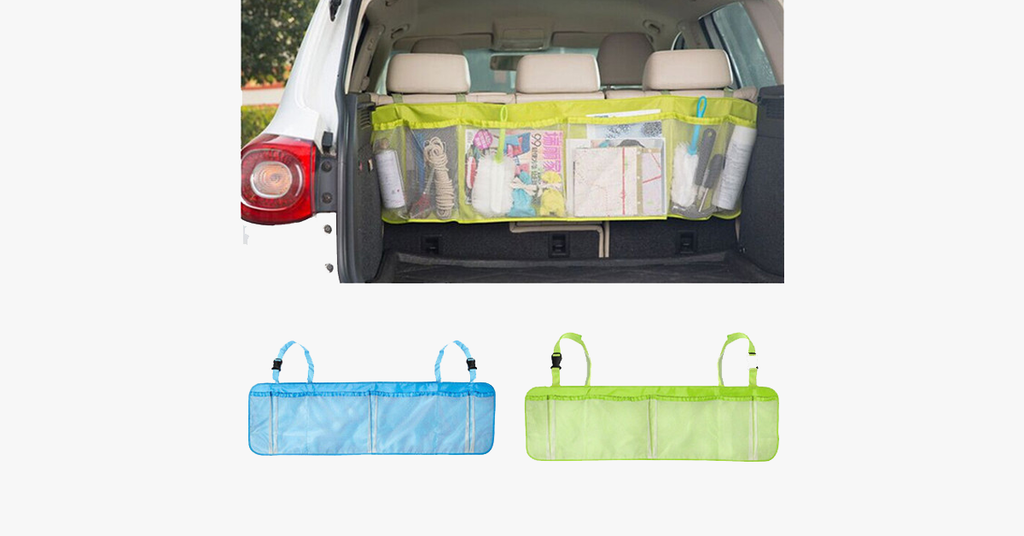 Multi-Section Car Backseat Organizer – Keeps Your Car Clean!