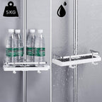 Bathroom Rod Shower Shelf Holder
