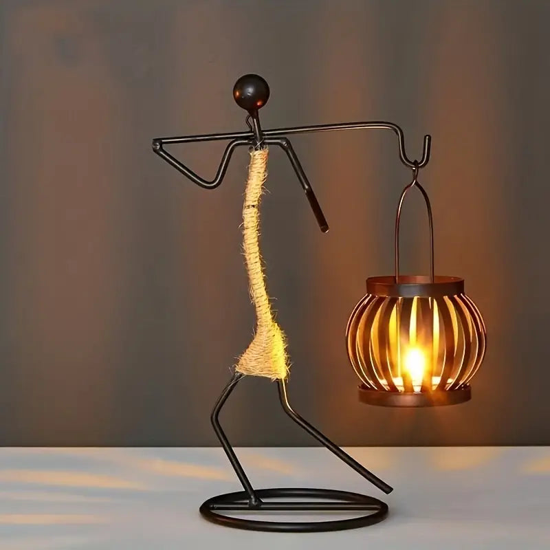 Retro & Stylish Candle Holder - VintageMan